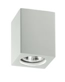 I-SPACE-S-Q1 - Faretto a incasso bianco dalla forma semplice cubica GU10