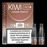 Caramel Tobacco Kiwi GO+ Pod Precaricate Kiwi Vapor 2ml - 2 pezzi (Nicotina: 0 mg/ml - ml: 2)