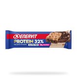 Enervit Box 30 Protein Bar 32% - 12 g protein Choco Mousse - Barrette proteiche con gocce di cioccolato