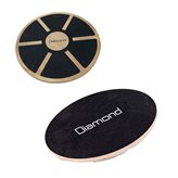 Diamond Fitness Balance Board in Legno - Tavola propriocettiva - Diametro : Ø 50 CM