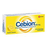 Cebion Masticabile gusto Limone Vitamina C 20 Compresse Masticabili