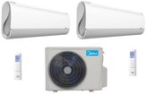 CLIMATIZZATORE DUALSPLIT MIDEA BREEZELESS 9+12 BTU CLASSE A++ R32 WI-FI M2OE-18FN8-Q