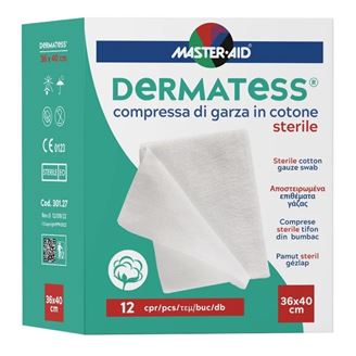 Dermatess Cotone Garza 36x40 12 Pezzi