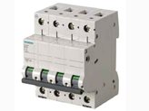 Circuit breaker Siemens 4P 16A 6 ka Type C 4 Modules