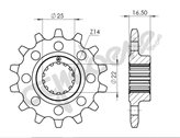 STEEL FRONT SPROCKET FOR 520 CHAIN FOR DUCATI HYPERMOTARD 1100/EVO 2007/2011, MULTISTRADA 1100/S 2007/2009 (14/15 teeth) - Teeth : 14 teeth