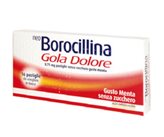 Neoborocillina Gola Dolore 16 Pastiglie Menta Senza Zucchero