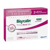 Bioscalin Tricoage 50+ - Integratore per capelli assottigliati e diradati - 90 compresse - Nuova Formula