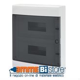 Centralino da parete porta trasparente IP40 24 Moduli Gewiss GW40047