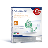 PIC Aquabloc Cerotto Sterile Antibatterico Impermeabile 5x7cm 5 Pezzi