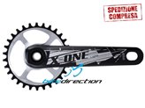 Guarnitura superleggera Aerozine X-ONE A1 Light Single monocorona 510 grammi!