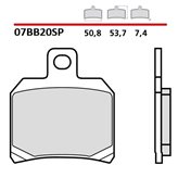 BREMBO SINTERED BRAKE REAR PADS SET 07BB20SP FOR APRILIA TUONO V4 1100 FACTORY 2015/2016