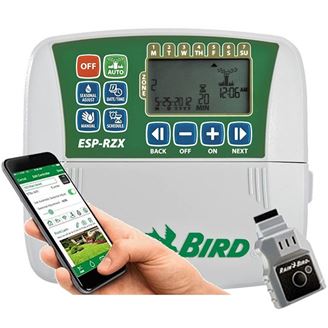 Programmatore centralina irrigazione Wi-Fi 4 stazioni Rain Bird da interno completa di Modulo Wifi LNK