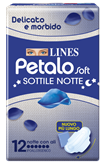 LINES PETALO SOFT NOTTE 12PZ