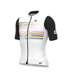 Maglia ciclismo ALE' PR-S LOGO bianco - Taglia : M