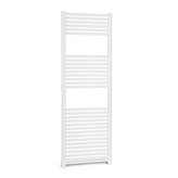 Termoarredo Scaldasalviette in Acciaio Ideal Clima Slim Bianco 750x450 - 580845