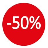 Etichetta -50% ø4cm