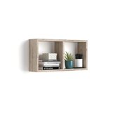 Mobili Fiver, Wall-mounted Cube Shelf, First, Oak, , Made in Italy