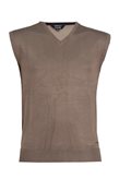 Coveri Collection Gilet con scollo a V e logo ricamato - XXL / Bordeaux