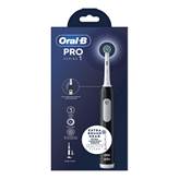 Oral-B Spazzolino Elettrico Pro 1 Nero Cross Action + 1 Testina