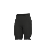 Pantaloncini ciclismo senza bretelle ALE' SOLID CORSA nero-bianco 2024 - Taglia : L