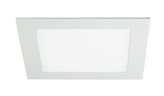 INC-FLAP/12WF - Faretto a Incasso Quadrato Bianco Opaco Alluminio Led 12 watt Luce Fredda