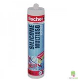 Silicone Fischer acetico bianco monocomponente antimuffa 280 ml 507189