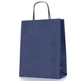 Shopper Carta Colorata Blu cm36+12x41