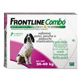 Frontline Combo Spot-On Antiparassitario Cani Taglia Grande 20-40 kg 3 Pipette da 2,68 ml