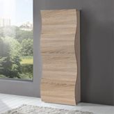 Tecnos Arredamento Scarpiera 4 ante 71x28xh162 cm in legno Rovere Segato ONDA 24 paia in Kit di Montaggio