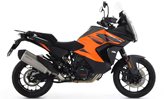 ARROW SONORA EXHAUST KTM 1290 SUPER ADVENTURE S 2021-2023, TITANIUM DARK/CARBON, APPROVED