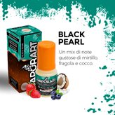 Black Pearl Liquido Pronto Vaporart 10 ml Aroma Mirtillo Fragola Cocco - Nicotina : 8 mg/ml, ml : 10