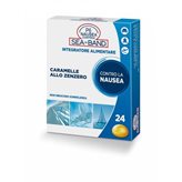 P6 Nausea Control Sea Band Caramelle Allo Zenzero Integratore Alimentare 24 Caramelle