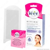 Veet Minima Strisce Depilatorie Viso con Formula Ipoallergenica - Confezione 16pz