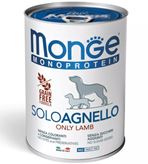 Monge Cane Monoprotein Adulto Solo Agnello 400 Gr