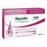 Bioscalin Tricoage 50+ Anti-Caduta Capelli Donna Formato Convenienza 16 Fiale ( 2 Mesi Di Terapia )