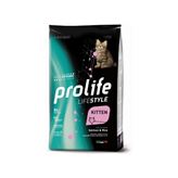 Prolife cat lifestyle kitten salmone e riso 1,5kg