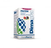 PromoPharma Dimagra Protein Integratore Alimentare Gusto Red Fruit 10 Bustine