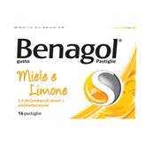 Benagol Pastiglie Miele e Limone 16 Pastiglie