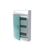 Centralino ABB a parete 36 moduli IP41 porta blue petrol bianco 3 file 41P12X32