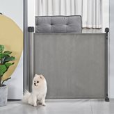 Barriera di Sicurezza per Cani Estensibile fino 140cm per Porte e Scale