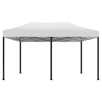 Frankystar Kebon 3X6 - Gazebo Da Giardino Pieghevole-Bianco