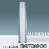 Emporium Scarpiera In Metallo ALLUMINO 40x40xh173 cm MetalPop 10 Ripiani estraibili peso 17 kg