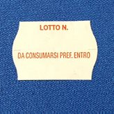 Etichette PRIX 26x18 BIANCO per prezzatrici adesivo permanente stampa Lotto e scadenza