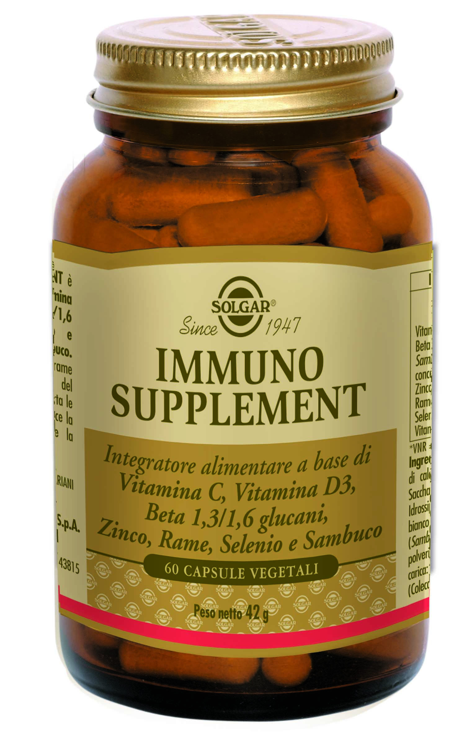 Solgar Immuno Supplement Integratore Alimentare 60 Capsule