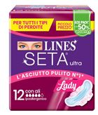 Lines Seta Ultra Assorbenti Lady Ali Dwct 12 Pezzi