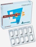 Dicoflor 60 - Integratore per l'equilibrio della flora batterica intestinale - 20 capsule