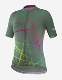 Maglia ciclismo donna ICONICA S4 (Colore: Verde scuro - Taglia: S)