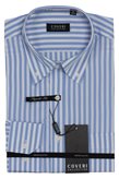 Coveri Collection Camicia classica in puro cotone rigato - XXL / Blu