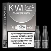 Classic Tobacco Kiwi GO+ Pod Precaricate Kiwi Vapor 2ml - 2 pezzi (Nicotina: 20 mg/ml - ml: 2)