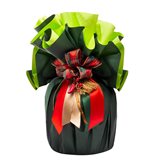 Fogli Tondi per Panettone Bicolor Verde Scuro øcm100